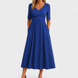 Joanna – Elegant midi dress for every occasion
