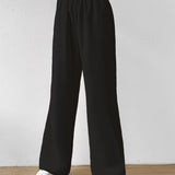 Lot – Simple women's pants with an elastic waistband for everyday wear