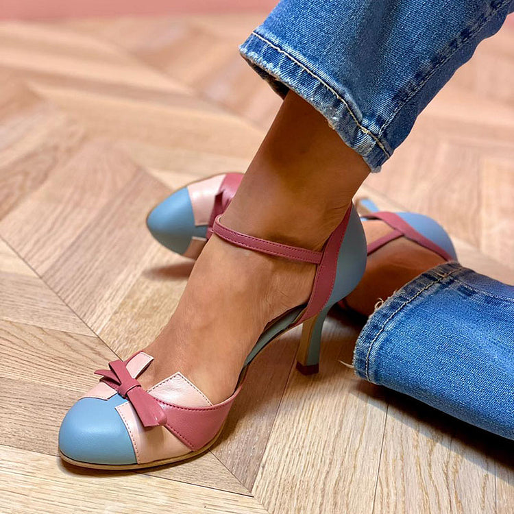 Women's Heels on a Wide Heel with Comfortable Insole