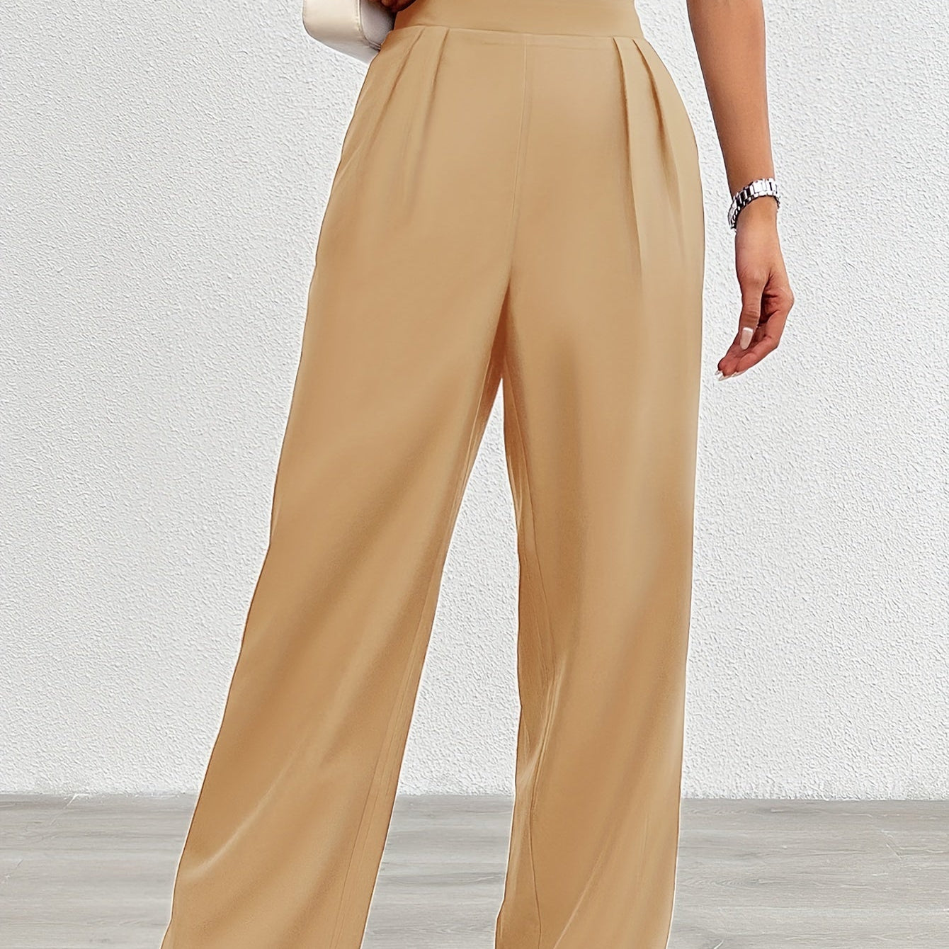 Fiene – Wide high-waisted trousers made of lightweight material